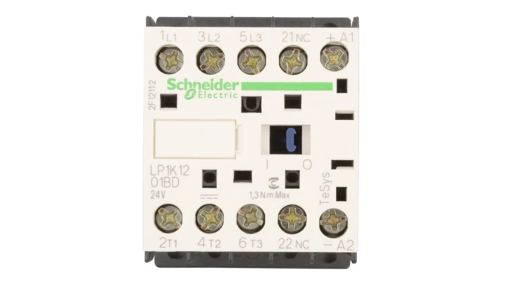 Stycznik mocy 12A 3P 24V DC 0Z 1R LP1K1201BD