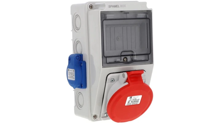 Rozdzielnica 5x32A 2x3x16A INA=32A IP54 SB-052505-S0060-54