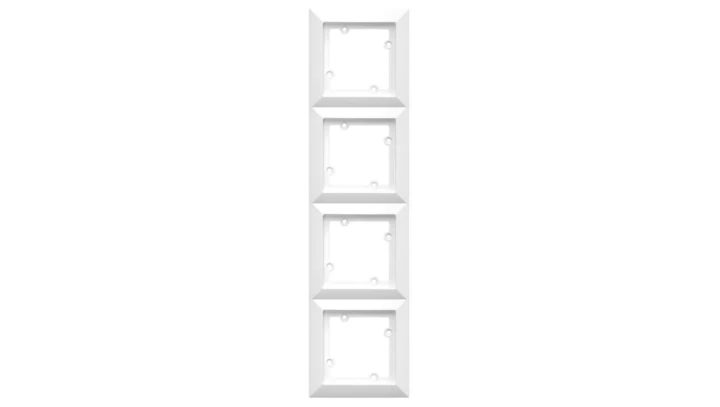 Ramka poczwórna, biała, 33033