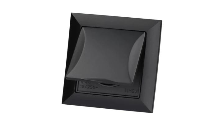 Gniazdo podtynkowe z/u IP44 p/t Pola czarne, 33209