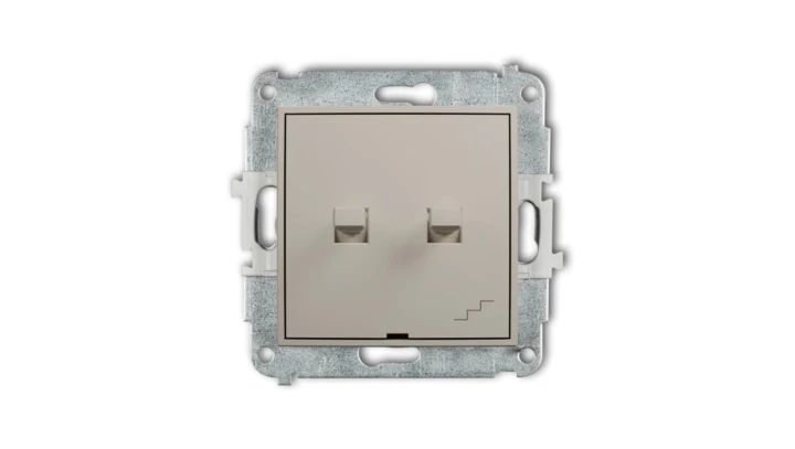 ICON Mechanizm łącznika podwójnego schodowego w stylu amerykańskim taupe 60IWPUS-33