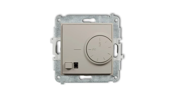 ICON Mechanizm elektronicznego regulatora temperatury z czujnikiem powietrznym taupe 60IRT-2