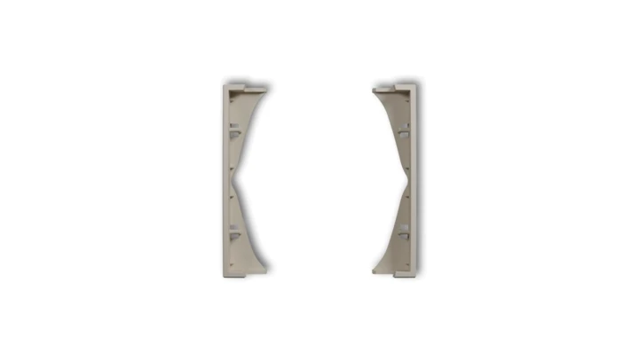 ICON Ramka pośrednia do gniazd podwójnych taupe 60IRP-2