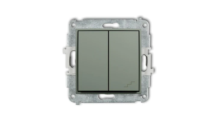 ICON Mechanizm łącznika jednobiegunowego ze schodowym (wspólne zasilanie) szałwiowy 61IWP-10.1