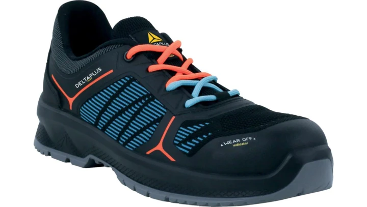 Półbuty z mikrofibry, TPU, dziane, kolor Czarno-niebieski, rozmiar: 41, CAMPISPSBL41