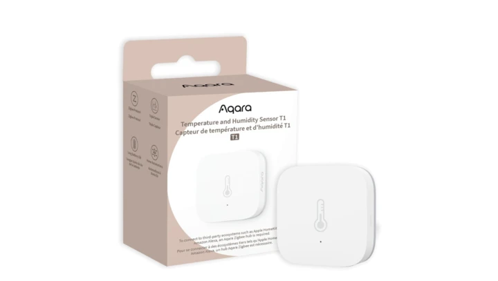 Czujnik temperatury i wilgotności Biały, TH-S02D Aqara Temperature i Humidity Sensor T1