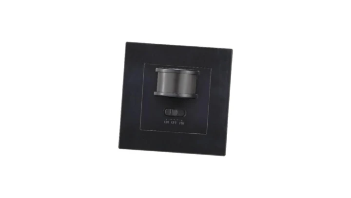 Czujnik ruchu PIR naścienny 160 st. do puszki fi60 400W IP20 czarny w całości