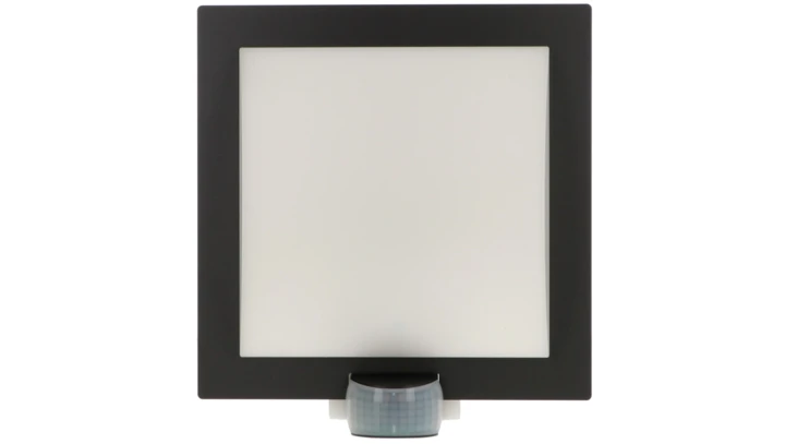 Oprawa elewacyjna z czujnikiem ruchu i zmierzchu Steinel L 20 S PIR max. 60W E27 IP44 IK03 230V antracyt / nierdzewna ST035693