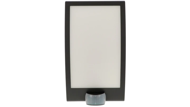 Oprawa elewacyjna z czujnikiem ruchu i zmierzchu Steinel L 22 S PIR max. 60W E27 IP44 IK03 230V antracyt / nierdzewna ST035709