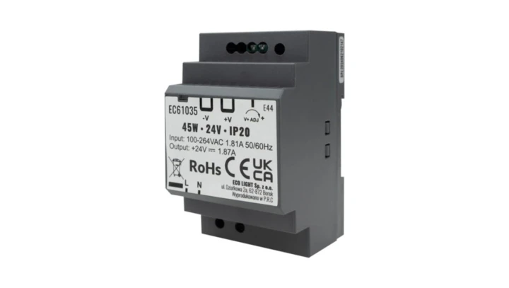 Zasilacz na szynę DIN PREMIUM 24V 45W
