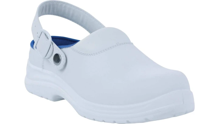 Chodaki z mikrofibry, podeszwa z dwuwarstwowego PU kolor biały rozmiar 35 MAUB4SBBC35