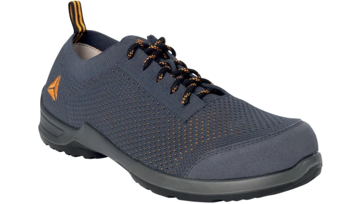 Półbuty z poliestru i bawełny, podeszwa PU, kolor szaro-pomarańczowy rozmiar 39 SUMM2SPGR39