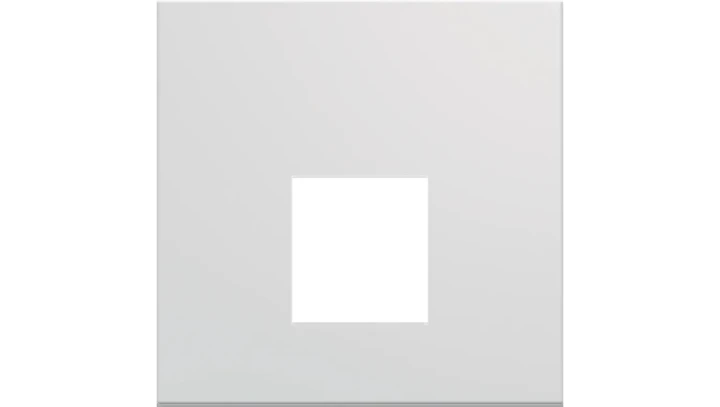 gallery Płytka czołowa pojedyncza do gniazda RJ45 oraz VDI 2M biały WXD202B