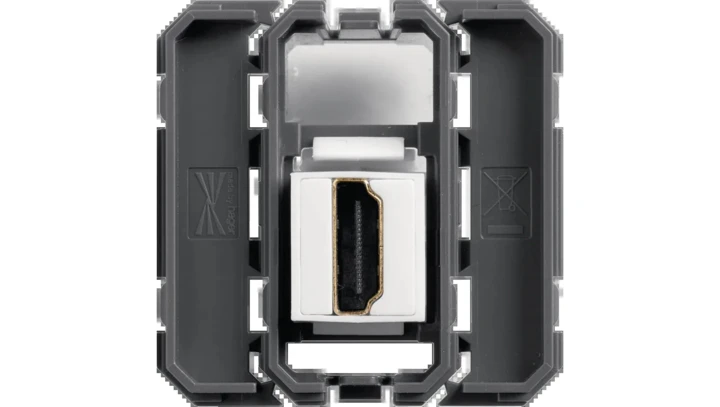 Lumina/Gallery gniazdo HDMI przelotowe mechanizm 2M/1M WXF633