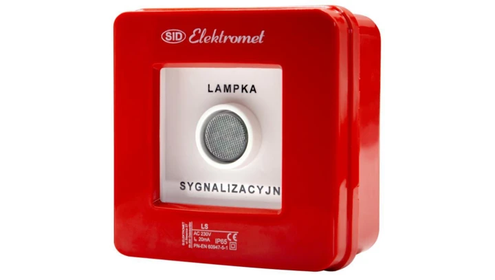 Lampka sygnalizacyjna czerwona natynkowa LS 230c ID 911492