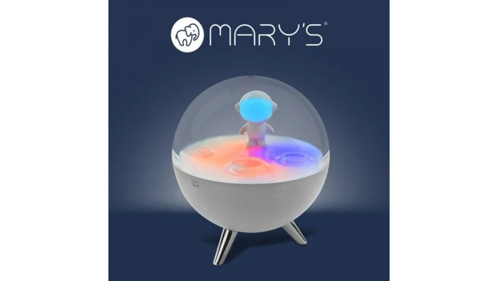 MARYS LAMPKA NOCNA LED RGB KSIĘŻYC BIAŁY