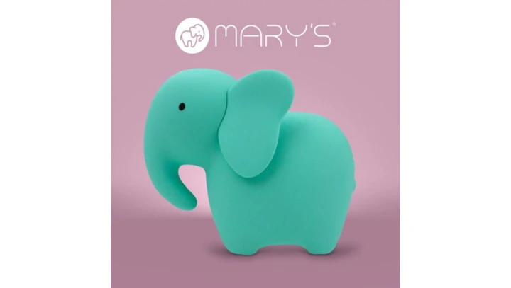 MARYS LAMPKA NOCNA LED SŁOŃ TURKUSOWY