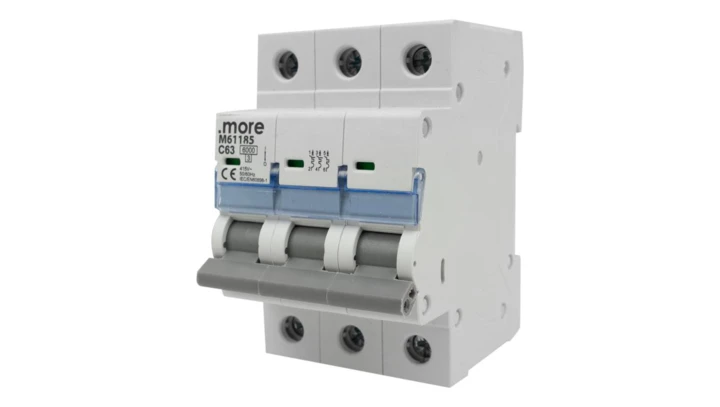 WYŁĄCZNIK NADPRĄDOWY 6kA 3P C63A