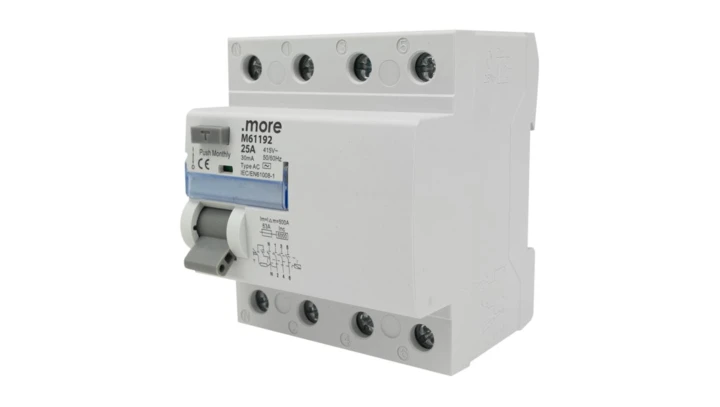 WYŁĄCZNIK RÓŻNICOWOPRĄDOWY AC 6kA 4P 25A 30mA