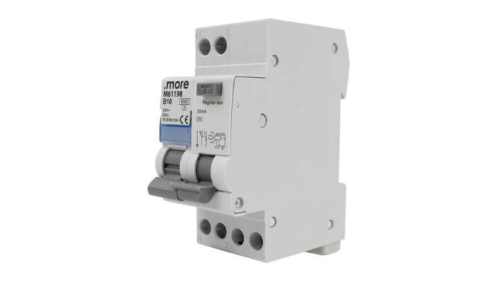 Wyłącznik różnicowo-prądowy z członem nadprądowym 1P+N B10A 30mA typAC