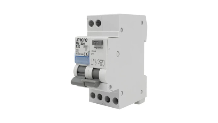 Wyłącznik różnicowo-prądowy z członem nadprądowym 1P+N B20A 30mA typAC