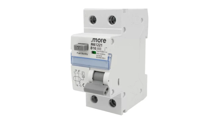 Wyłącznik różnicowo-prądowy z członem nadprądowym 2P B16A 30mA typAC