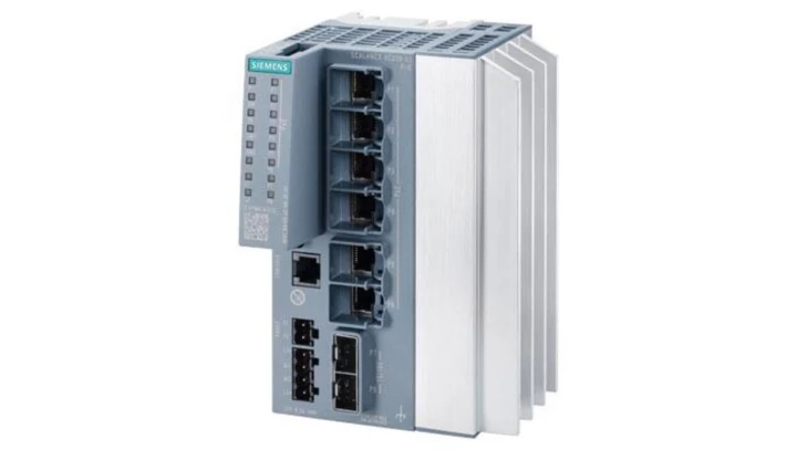Switch przemysłowy zarządzalny SCALANCE XC206-2G PoE 6x 100/1000 Mbps RJ45 PoE, 2x 1,000, 10,000 Mbps SFP+, 6GK5206-2RS00-2AC2