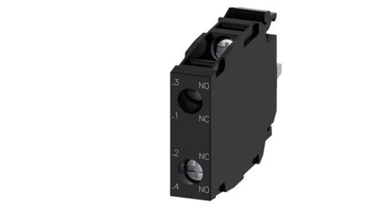 Moduł kontaktowy z 2 elementami kontaktowymi, 1 NO+1 NC, 3SU1400-1AA10-1QA0