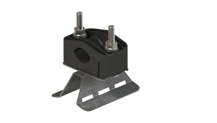 U50(1)W Uchwyt U-1 słupa wirow fi 25-50mm U103