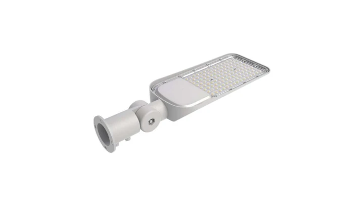 Oprawa Uliczna LED 50W 5000lm 4000K regulowany uchwyt sensor zmierzchu Diody SAMSUNG IP65 Szara 5 Lat Gwarancji 20432