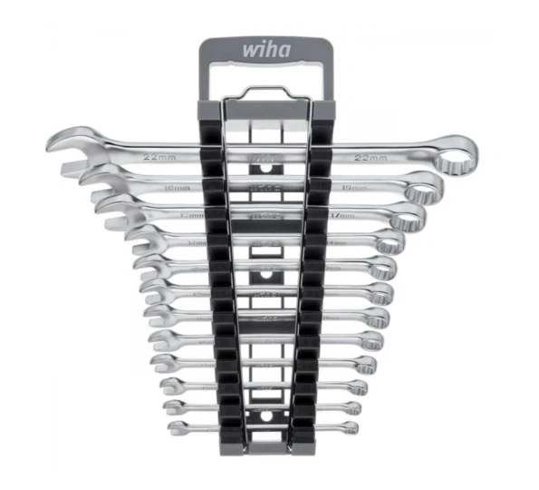 Wiha Zestaw kluczy płasko-oczkowych 13 cz. z uchwytem 45321