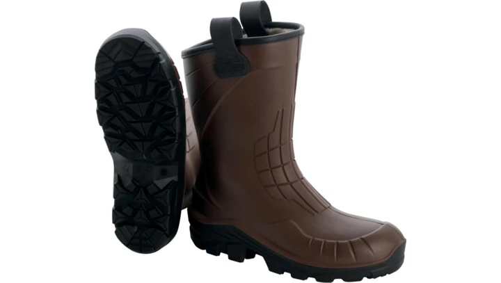 Obuwie bezpieczne półwysokie podszyte futrem, kolor Brązowy, rozmiar: 35, AEROTECH S5 FE