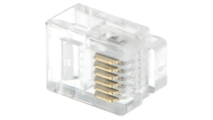 Wtyk telefoniczny RJ12*P100