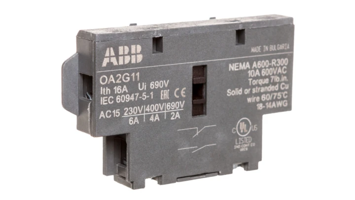 Styk pomocniczy 1Z 1R do rozłączników OT16-125F OA2G11 1SCA022379R8100