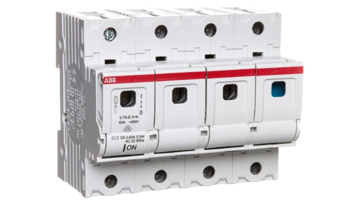 Rozłącznik bezpiecznikowy 3P+N 63A D02 ILTS-E3+N 2CDE103101R1901