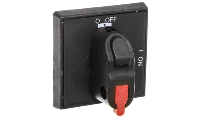 Rączka pośrednia czarna IP54 z blokadą do OT16-40FT OHBS3PH 1SCA105236R1001