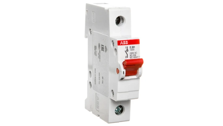 Rozłącznik modułowy 125A 1P E201/125A 2CDE281001R0125