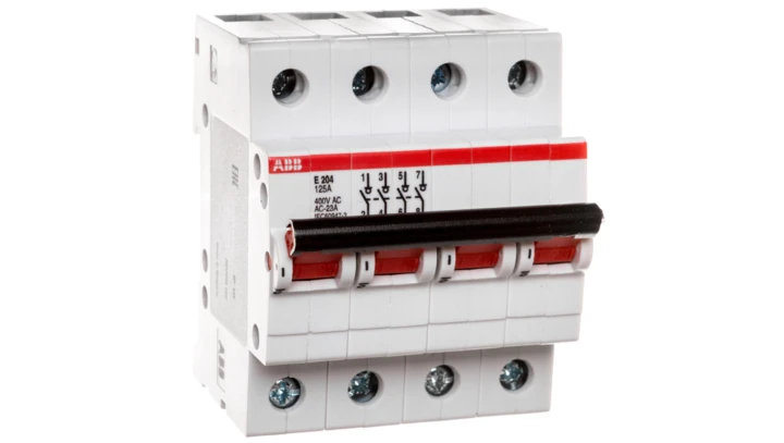 Rozłącznik modułowy 125A 4P E204/125A 2CDE284001R0125