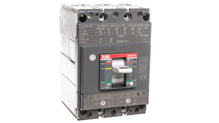 Wyłącznik mocy 3P 63A 36kA XT2N 160 z wyzwalaczem TMA 63-630 3p F F 1SDA067016R1