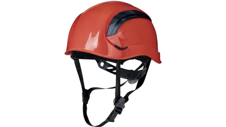 Hełm ochronny z ABS w stylu górskim wentylowany z regulacją od 53cm do 63cm pomarańczowy fluo rozmiar REGULOWANY TETE GRAWIORFL