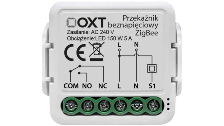 Moduł OXT mini beznapięciowy ZigBee TUYA