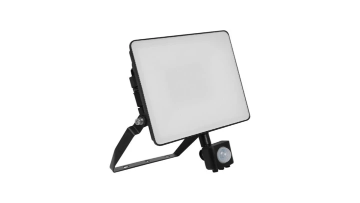 Projektor LED z czujnikiem ruchu FLUXI MC 30W 3600lm 6500K IP65 Czarny 5 Lat Gwarancji 23846-5