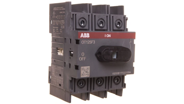 Rozłącznik izolacyjny 3P 125A bez napędu OT125F3 1SCA105033R1001