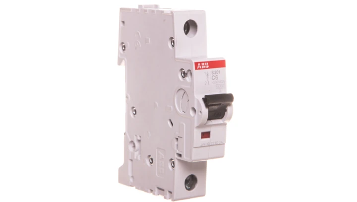 Wyłącznik nadprądowy 1P C 6A 6kA AC S201-C6 2CDS251001R0064