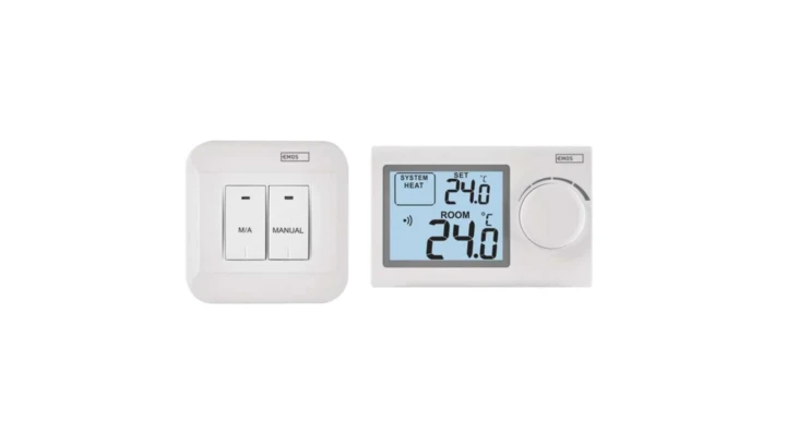 Ręczny termostat pokojowy bezprzewodowyP5614