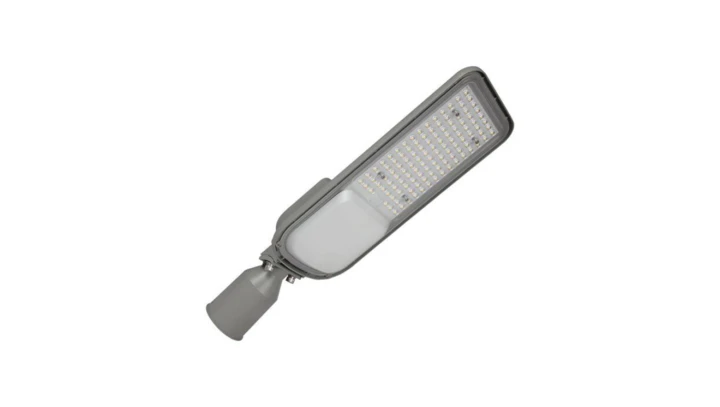 Oprawa Uliczna LED 100W 13500lm 6500K IP65 Szara 5 Lat Gwarancji Regulowany uchwyt 23834