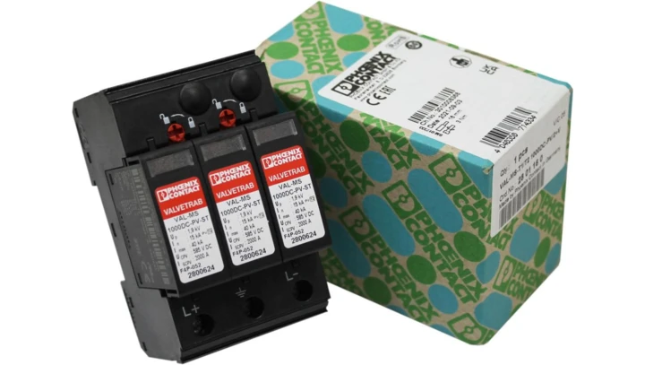 Ogranicznik przepięc fotowoltaiczny 2800628 Typ C typ 2 PV DC 1000DC-PV/2+V 1000V 1170V klasa C VELVETRAB