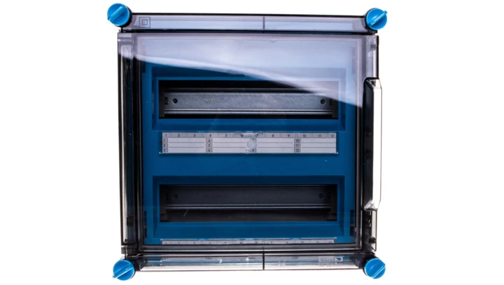 Skrzynka modułowa Mi, IP 65, wlk.2 - 2x12 modułów, bez zacisków, z drzwiczkami Mi 1226 2000619