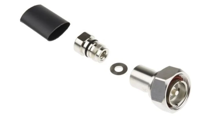 Złącze koncentryczne Montaż na kablu Męski 50 typ złącza Złącze 7/16 7.5GHz Lutowane