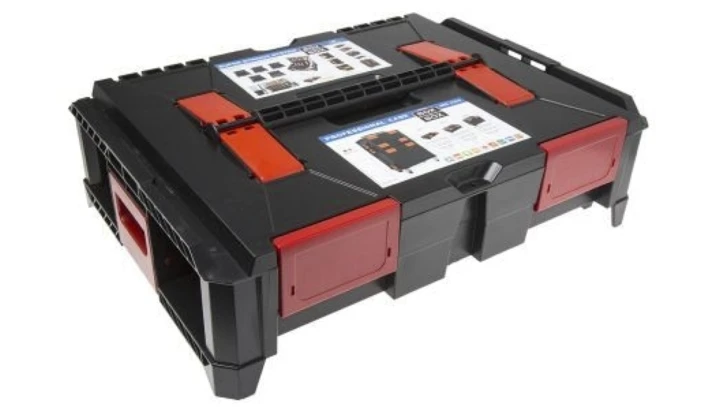 Skrzynia na sprzęt wymiary wew 80 x 400 x 300mm Plastik RS PRO ABS, z zamkiem Nie